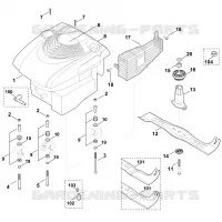 F   Moteur, lame pour Stihl MB 650.0 VQ