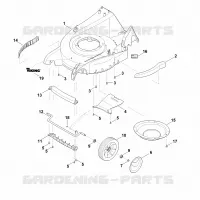 D   Carter, Axe pour Stihl MB 650.1 V