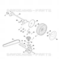 E   Axe, Transmission pour Stihl MB 650.1 V