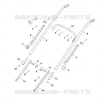 B   Guidon inférieur pour Stihl MB 650.1 VM