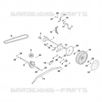 E   Axe, Transmission pour Stihl MB 650.3 T