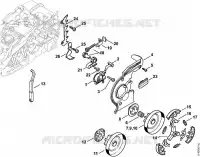 Pompe à huile, Embrayage pour Stihl MS 192 T