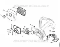 Filtre à air pour Stihl MS 192 TC-E