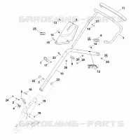 B   Guidon inférieur pour Stihl MB 650.3 V