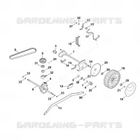 E   Axe, Transmission pour Stihl MB 650.3 VE