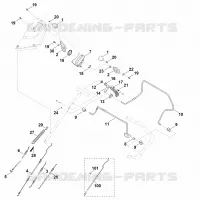 A   Guidon part haut pour Stihl MB 650.3 VS