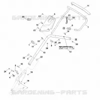 B   Guidon inférieur pour Stihl MB 650.3 VS
