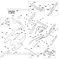 D   Chassis, Réglage de hauteur pour Stihl MB 655.0 G