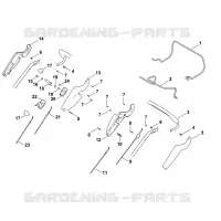 A   Guidon part haut pour Stihl MB 655.0 GK