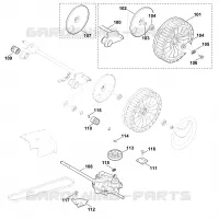 F1   Axe, Entrainement pour Stihl MB 655.0 GK