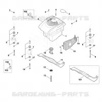 G   Moteur, lame pour Stihl MB 655.0 GQ