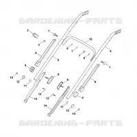 C   Guidon inférieur MB 655.0 GS pour Stihl MB 655.0 GS