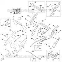 D   Chassis, Réglage de hauteur pour Stihl MB 655.0 GS