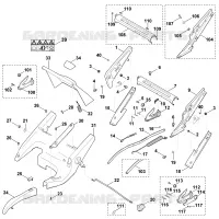 C   Chassis, Réglage de hauteur pour Stihl MB 655.0 V