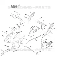 C   Chassis, Réglage de hauteur pour Stihl MB 655.1 G