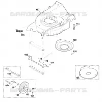 D1   Carter, Axe pour Stihl MB 655.1 G