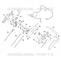 A   Guidon part haut pour Stihl MB 655.1 GS