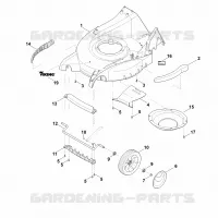 D   Carter, Axe pour Stihl MB 655.1 GS