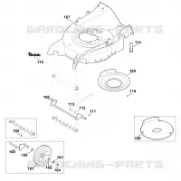 D1   Carter, Axe pour Stihl MB 655.1 GS