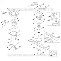 H   Lame, Embrayage de lame pour Stihl MB 655.1 GS
