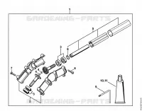 Engrenage d'angle pour Stihl HT 70