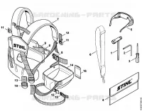 Outils, Bretelle double pour Stihl HT 70