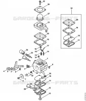 Carburateur 4137/22 pour Stihl HT 75