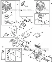 Carter, Cylindre pour Stihl HT 75