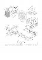 Dispositif d'allumage, Embrayage pour Stihl HT 75