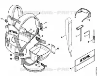 Outils, Bretelle double pour Stihl HT 75