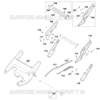 C1   Chassis, Réglage de hauteur pour Stihl MB 655.1 V