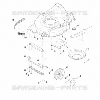D   Carter, Axe pour Stihl MB 655.1 V