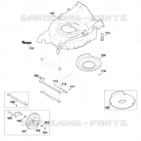 D1   Carter, Axe pour Stihl MB 655.1 V