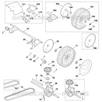 E   Axe, Transmission pour Stihl MB 655.1 V