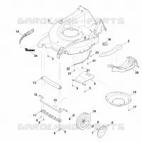 D   Carter, Axe pour Stihl MB 655.1 VM