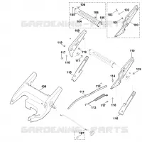C1   Chassis, axe pour Stihl MB 655.1 VS