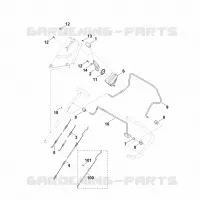 A   Guidon part haut pour Stihl MB 655.3 V
