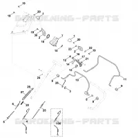 A   Guidon part haut pour Stihl MB 655.3 YS