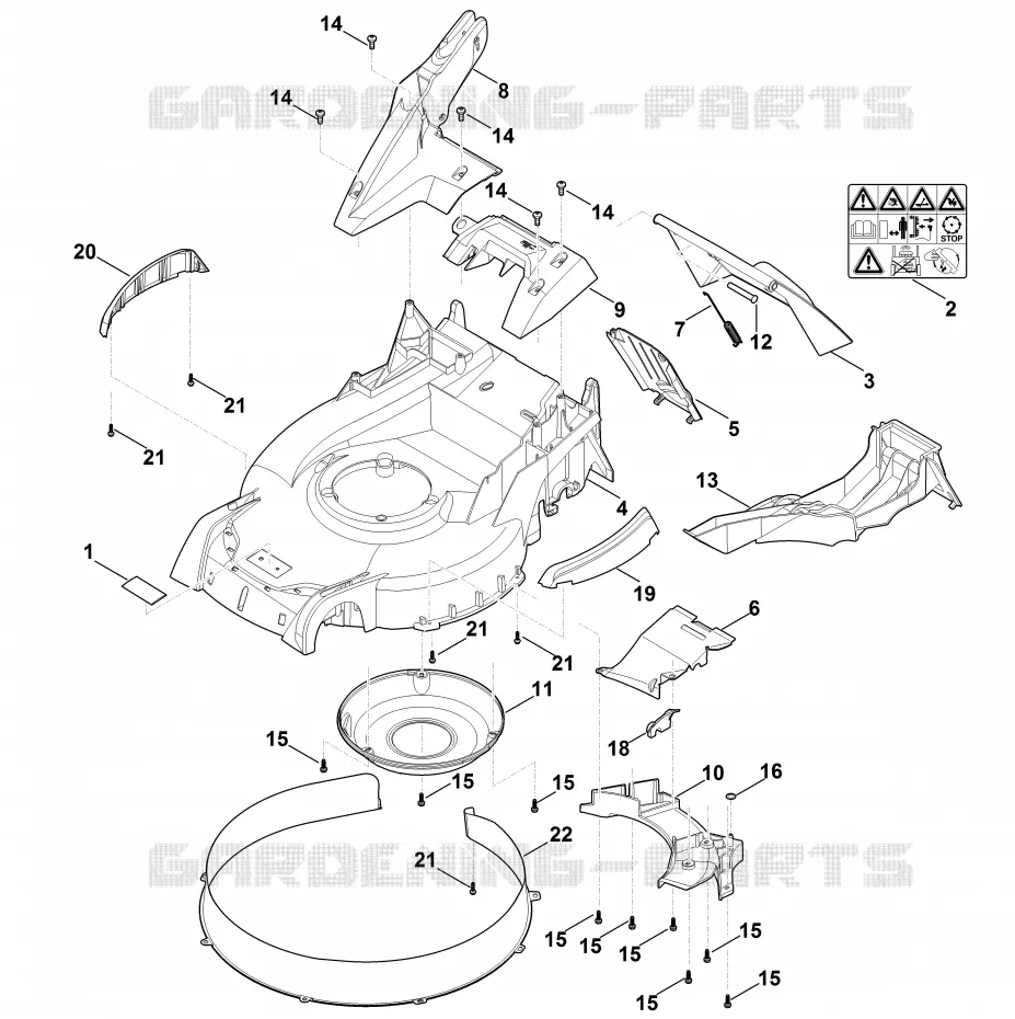 C - Carter Stihl Tondeuses Tondeuses VIKING : MB MB 655.3 YS  MB 655.3 YS