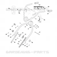 B   Guidon inférieur pour Stihl MB 750.0 GK