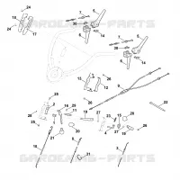 A   Guidon part haut pour Stihl MB 750.2 KS