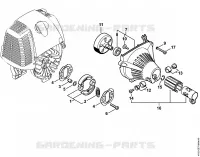 Embrayage, Carter de ventilateur pour Stihl HT 100
