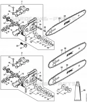 Réducteur (38.2016) pour Stihl HT 100