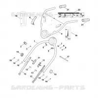 B   Guidon inférieur pour Stihl MB 755.0 KS