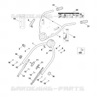 B   Guidon inférieur pour Stihl MB 755.1 KS