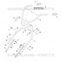 B   Guidon inférieur pour Stihl MB 755.2 KS