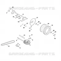 F   Axe, Entrainement pour Stihl MB 755.2 KS
