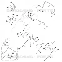 A   Guidon part haut pour Stihl MB 756.0 GS