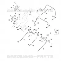 A   Guidon part haut pour Stihl MB 756.0 YC
