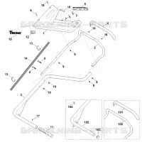 B   Guidon inférieur pour Stihl MB 756.0 YC